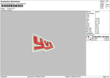 Yvjtext Embroidery File 6 sizes