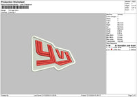 Yvjtext Embroidery File 6 sizes