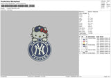 Hk Ny Embroidery File 6 sizes