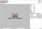 Angelhead Text 01 Embroidery File 6 sizes