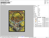Zenitsu Embroidery File 4 size