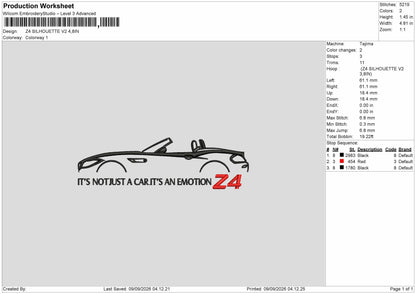 Z4Text Embroidery Machine 2 Files