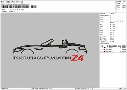 Z4Text Embroidery Machine 2 Files