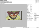 Zenitsu Rectangle Embroidery File 4 size