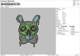 Zombie Stitch Embroidery File 5 sizes