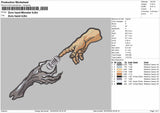 Zoro Hands Monster Embroidery File