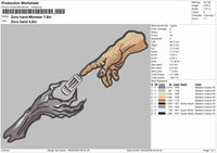 Zoro Hands Monster Embroidery File