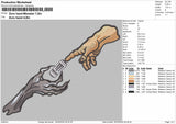 Zoro Hands Monster Embroidery File