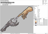 Zoro Hands Monster Embroidery File