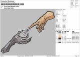 Zoro Hands Monster Embroidery File
