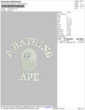 A Bath1ng Embroidery File 5 size