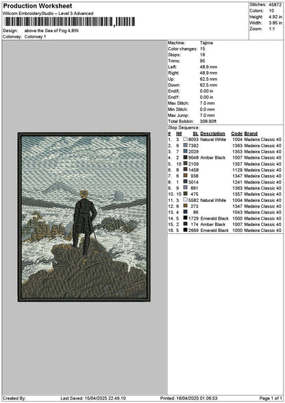 Photoembro Sea Embroidery File 6 sizes
