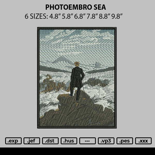 Photoembro Sea Embroidery File 6 sizes