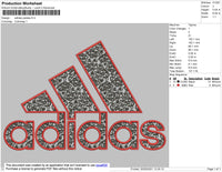 Adidas Paisley Embroidery File 3 size