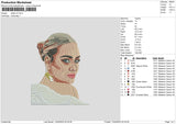 Adele V2 Embroidery File 6 sizes