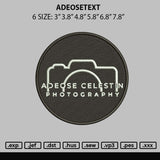 Adoesetext Embroidery File 6 sizes