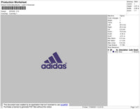 Adidas Embroidery File 5 size