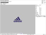 Adidas Embroidery File 5 size