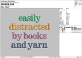Yarntext 02 Embroidery File 6 sizes