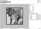 Akame Ga Kill Embroidery File 4 size