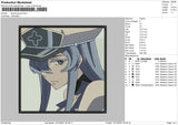 Akame Ga Kill Embroidery File 4 size