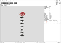 Clan Ninja Embroidery File 6 sizes