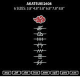 Katsuki2608 Embroidery File 6 sizes