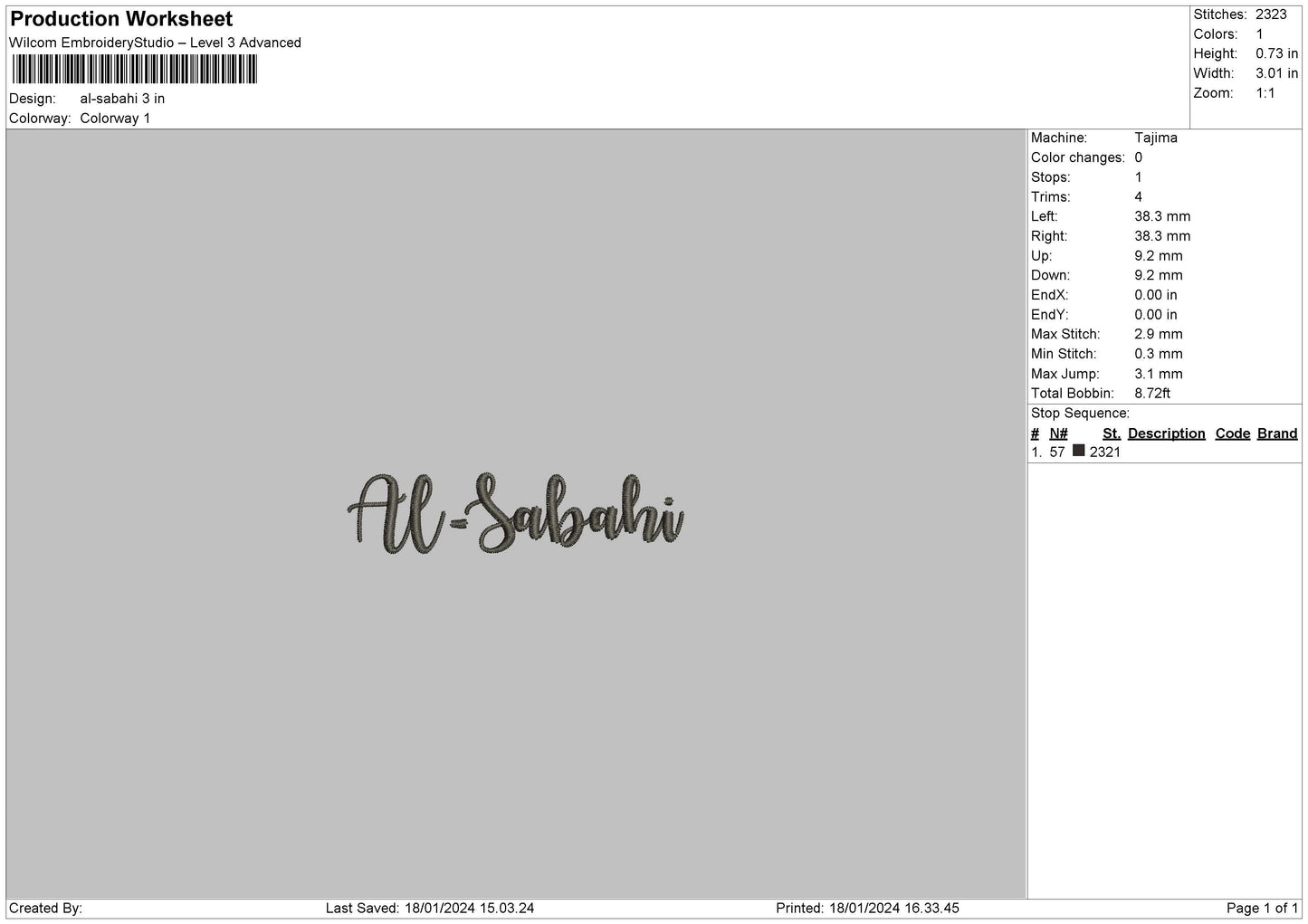 Al Sabahi Embroidery File 6 sizes