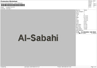 Alsabahi V2 Embroidery File 6 sizes