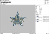 Alamo City Embroidery File 4 size