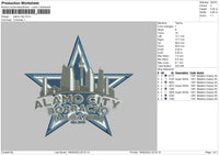 Alamo City Embroidery File 4 size