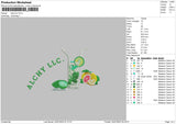 Alchy Llc Embroidery File 6 sizes