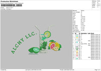 Alchy Llc Embroidery File 6 sizes