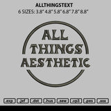 Allthingstext Embroidery File 6 sizes