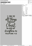 All Things Typography Embroidery File