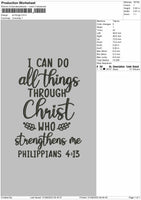 All Things Typography Embroidery File