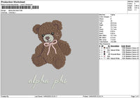 Beartext 1404 Embroidery File 6 sizes