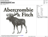 Abercrombie Big Size Embroidery File 4 size