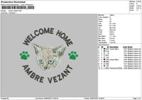 Ambretext Embroidery File 6 sizes