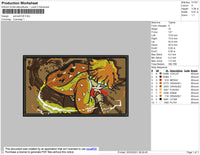 Anime 06 Embroidery File 4 size