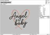 Angeltext 1605 Embroidery File 6 sizes