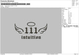 Angel111 Embroidery File 6 sizes