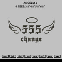 Angel555 Embroidery File 6 sizes