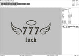 Angel777 Embroidery File 6 sizes