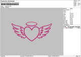 Heart1312 Embroidery File 6 sizes