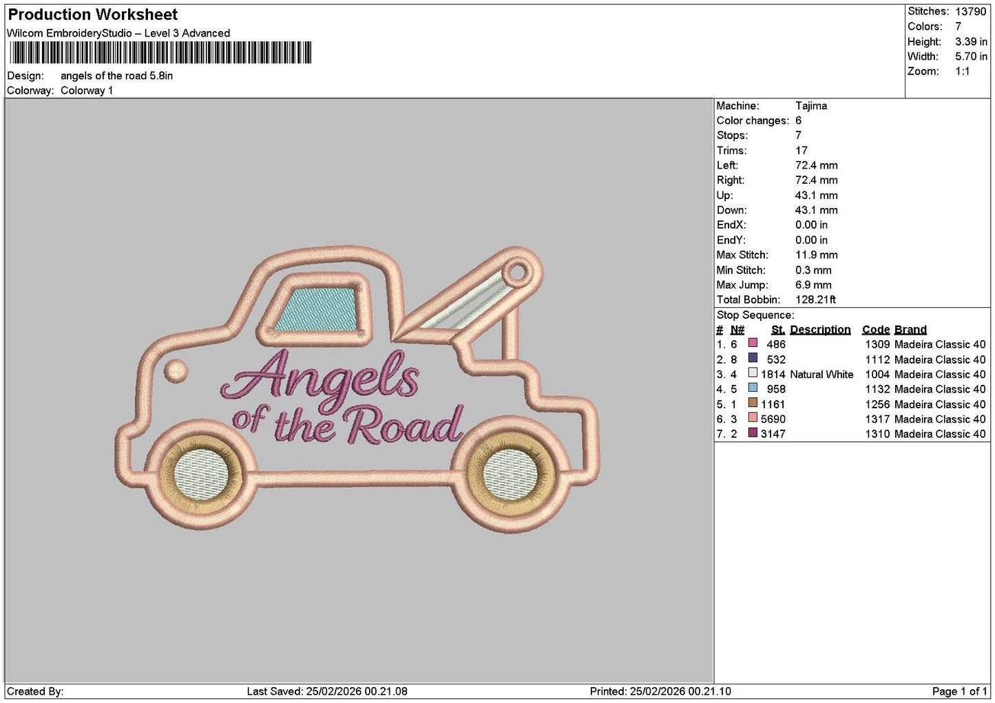 Angelstext 2502 Embroidery File 6 sizes
