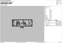 Anime001 Embroidery File 6 sizes