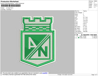 An Logo Embroidery File 4 size