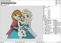 Annaelsa Embroidery File 6 sizes