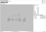 Annietext Embroidery File 6 sizes